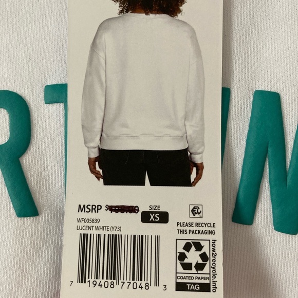 White 'Overthinker' Sweatshirt - Picture 7 of 8